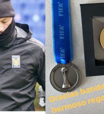 Diente López recibió medalla del Mundial de Clubes y está listo para la Liga MX