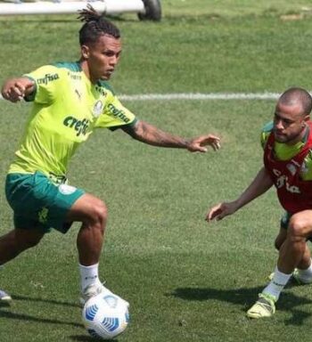 Gabriel Veron completa 50 jogos pelo Palmeiras e se declara: ‘Me deu uma grande família’
