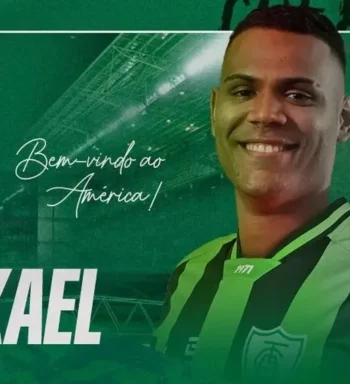 América-MG confirma contratação do atacante Mikael, sexto reforço do clube para a temporada