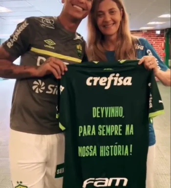 Palmeiras homenageia Deyverson antes de jogo contra o Cuiabá: “Para sempre na nossa história”