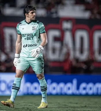 Série B: Richard, do Ceará, tem a melhor média de defesas por jogo