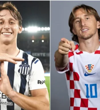 ‘Modric paraguaio’: emprestado pelo Vasco, Galarza se destaca no Talleres